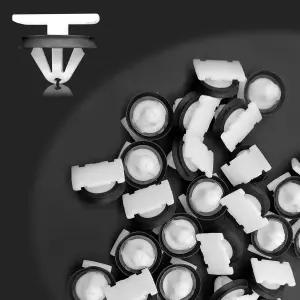 30 PCS 로커 패널 몰딩 클립 GM 쉐보레 이쿼녹스 크루즈 뷰익 GMC 임팔라 소닉 아카디아 지형 엔클레이브