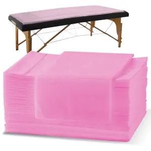 스파 침대 시트 일회용 마사지 테이블 세트 30개 커버 부직포 미용실 호텔 70인치 x 31인치