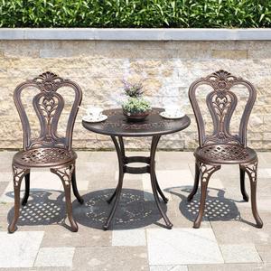 테라스 마당 정원 발코니가구 세트 않는 테이블 녹슬지 의자