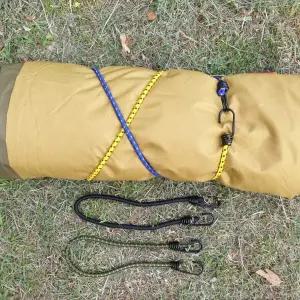 P1 타프고정 더블후크 탄성끈 스트레치코드 60cm