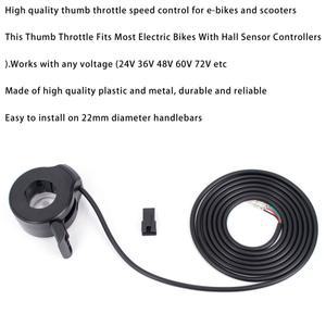 스로틀 전기 자전거 130X 속도 제어 3 핀 방수 SM 플러그 커넥터 스쿠터 가속기 Accesso