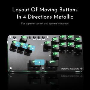 Haute42 파이트스틱 히트박스 레버리스 PC 스위치 컨트롤러 미니 아케이드