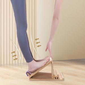 종아리 스트레칭 보드 발목경사대 스트레칭기구 레그릴렉서 원목 지압판