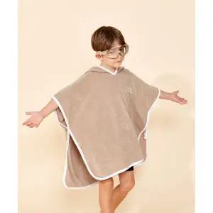 매장정품[브랜드명] 키즈 비치타올 판쵸가운 2-9세 [모카]202401105001106094