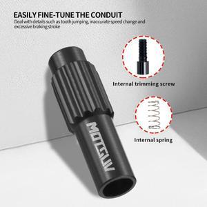 자전거 4mm 산악 사이클링 도로 인라인 케이블 조절기 어댑터 조정 나사 볼트 변속기 시프트 브레이크