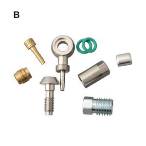 1세트 자전거 유압 호스 피팅 삽입 벤조 마구라 MT4 MT6 MT8 MT5 MT7 메탈 사이클링 브레이크 악세사리 키