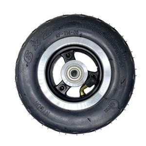 미니 전기 스쿠터 카트용 호환6인치 내부  외부 타이어가  6x2 풍선 휠