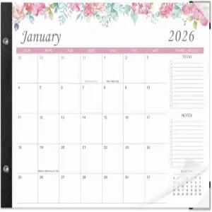 책상 달력 2026-2027 - 22인치 x 17인치 대형 달력은 2026년 1월부터 2027년 6월까지 운영됩니다