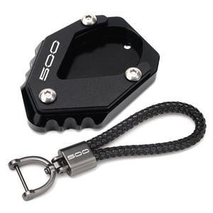 Kawasaki Ninja 500 SE 2024 악세사리 바이크 오토바이 사이드 스탠드 확장 지원 패드 Eliminator Keyring
