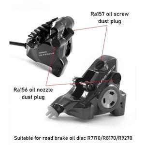 유압 디스크 브레이크 보호기 실리콘 블리더 캡  플러그 DA 105 UT R7170 R9270 로드 바이크 캘리퍼 오일