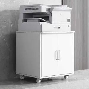 복합기 받침대 수납장 이동식 거치대 선반 정리 캐비닛 책상위