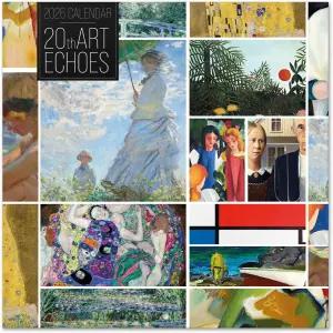 아트 월 캘린더 2026 12 x FSC 플라스틱 프리 - 일요일 주 시작 패밀리 플래너