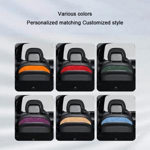 호환 ZEEKR 7X 2024 2025용  자동차 시트 뒷면 측면 패널 보호 스티커 알칸타라 장식 내부 개조 액세서리