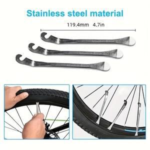 자전거 도구 세트 공기 펌프 상자 타이어 수리 조합 키트 무접착 콤비