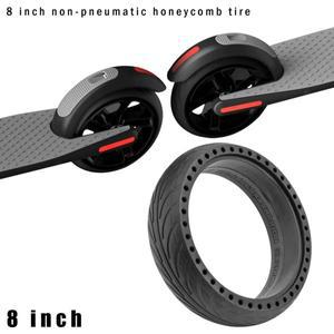 솔리드 타이어 팽창이 없는 미끄럼 방지 충격 흡수 나인봇 세그웨이 ES1 ES4 전기 스쿠터 8x2.125