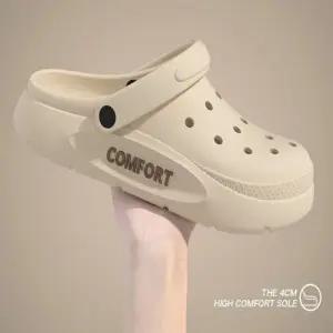 베이지 블랙 화이트 샌들 슬리퍼 방수 통기성 남녀공용 쿠션 미끄럼방지