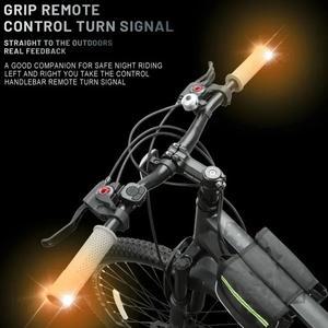 전기 스쿠터용 호환방향 지시등 핸들 바 그립 Dualtron Thunder Kaabo Speedway Niu 무선 리모컨 LED 경고