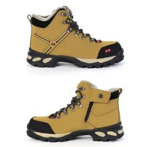 편안 작업화 하이탑 안전화 슈즈 남자 현장용 보온 겨울 신발 고급