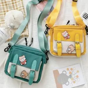 핸드폰 크로스백 보조 [PP919] 단체 숄더백 가방 브로치포함 키즈 소풍 외출 미니