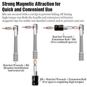 양방향 휴대용 호환래칫 렌치 고 60T 토크 스크루드라이버 자전거 수리 도구