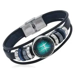 팔찌 가져오는 물고기자리 행운을 별자리 건강과 실팔찌 매듭 원석 가죽 소원 행운 자석 건강 커플