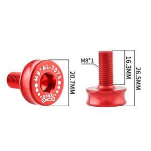 2pcs 크랭크 암 고정 볼트 자전거 사각형 구멍 셋 하단 브래킷 용 호환8mm 육각 나사