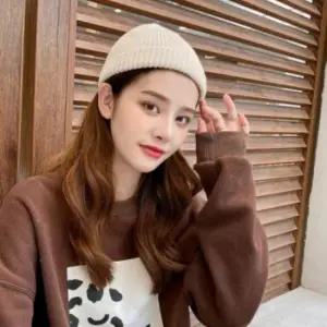 겨울 숏비니 니트 털모자 여성 방한모자