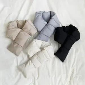 패딩 미니 머플러 목도리