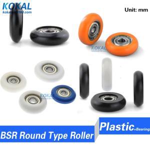 AR 하이 퀄리티 원형 볼 베어링 플라스틱 폼 PA 코팅  종류의 슬라이딩 롤러 DIY 휠 도르래 608 626 625/60