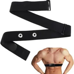 폴라 H10 H9 H7용 심박수 모니터 가슴 밴드 가민과 호환되는 조절 가능한 방수 교체 스트랩