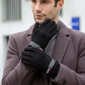 남성 4컬러 겨울 방한장갑 스웨이드 터치 보온장갑 남성 스웨이드 터치 보온 장갑