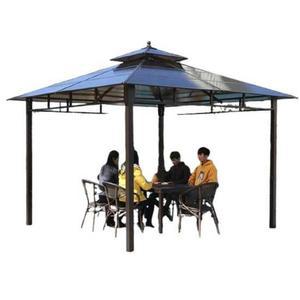 야외정자 조립식오두막 파고라 원목 조립식 쉘터 바베큐장 그늘막 파빌리온 아연 휴식