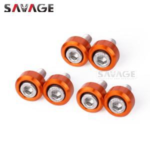 990 ADVENTURE/S/R ADV 바이크 오토바이 칼라 프론트 전면 펜더 체인 가드 엔진 섀시 커버 워셔 볼트 M6 용