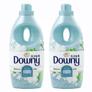 다우니 7일간 피어나는향수 고농축유연제 화이트티 1L 2개