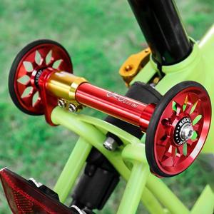 Easy Wheels 연장 막대 접이식 자전거 Brompton 용 호환Easywheel 텔레스코픽 레버 바