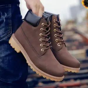 겨울신발 방한등산화 기모내피 방한워커 스웨이드