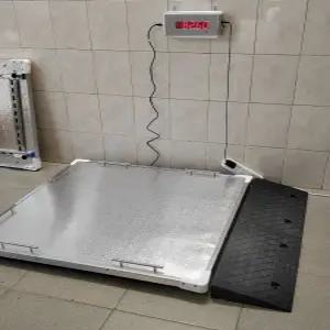 디지털 체중계 휠체어 전용 병원 요양원 전자저울 노인 환자 측정 의료용 검진