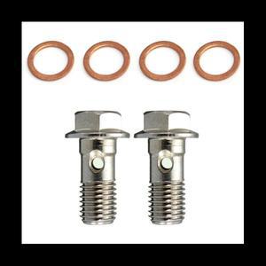 바이크 오토바이 스테인리스 밴조 볼트 브레이크 마스터 실린더 나사 호스 켈리퍼 유압 클러치 M10 x 1.25