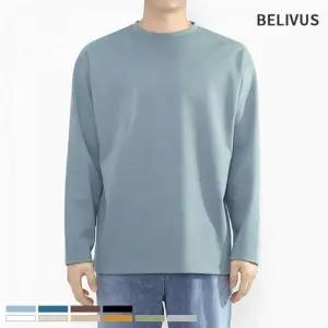 베이직 BRV045 무지티 남자 빌리버스 티셔츠 라운드