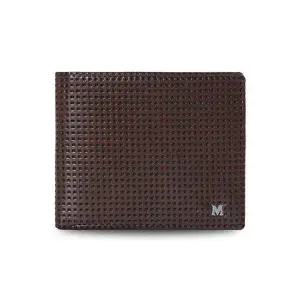 스퀘어 패턴 슬림 반지갑 가벼운 남성 지갑 모던한룩