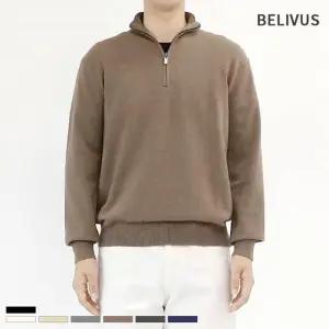 하이넥 BRE055 니트티 빌리버스 티셔츠 남자 반집업