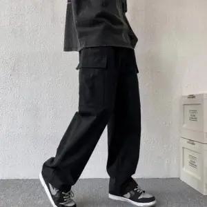 바지 캐주얼 남자 일자핏 외출 스트릿 패션