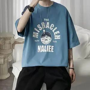 캐주얼하고 프린팅 썸머 영문 패션 감각정인 반팔 스타일리쉬