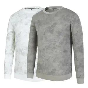 얼룩 긴팔티셔츠 남자 라운드티셔츠 라운드넥