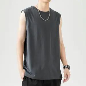 민소매 레이어드 오버핏 나시 티셔츠 남자 이너티 무지