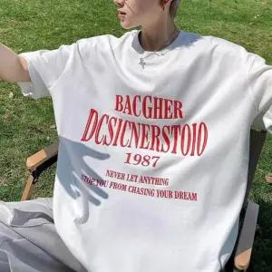 여름 스타일리쉬 텍스트 캐주얼 트렌디 반팔티 감각적인