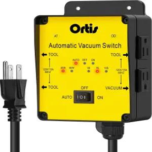 2025년 신제품! 자동 진공 스위치 3가지 전동 공구용 Ortis 먼지 제어 회로 과부하 및 걸려 넘어짐 방지를