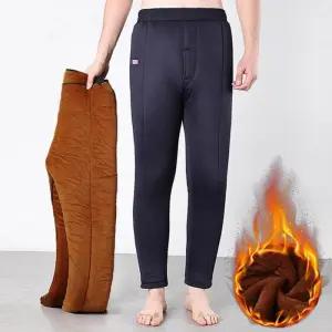 남자 기모바지 작업복 도톰한 털바지 겨울철 털안감