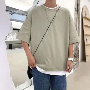 반팔 7컬러 레이어드 베이직 남성반 무지 INSUM95 남성 반팔티셔츠 라운드넥 스트릿패