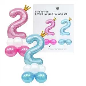 WL (PC) 왕관기둥풍선세트 2번(랜덤)